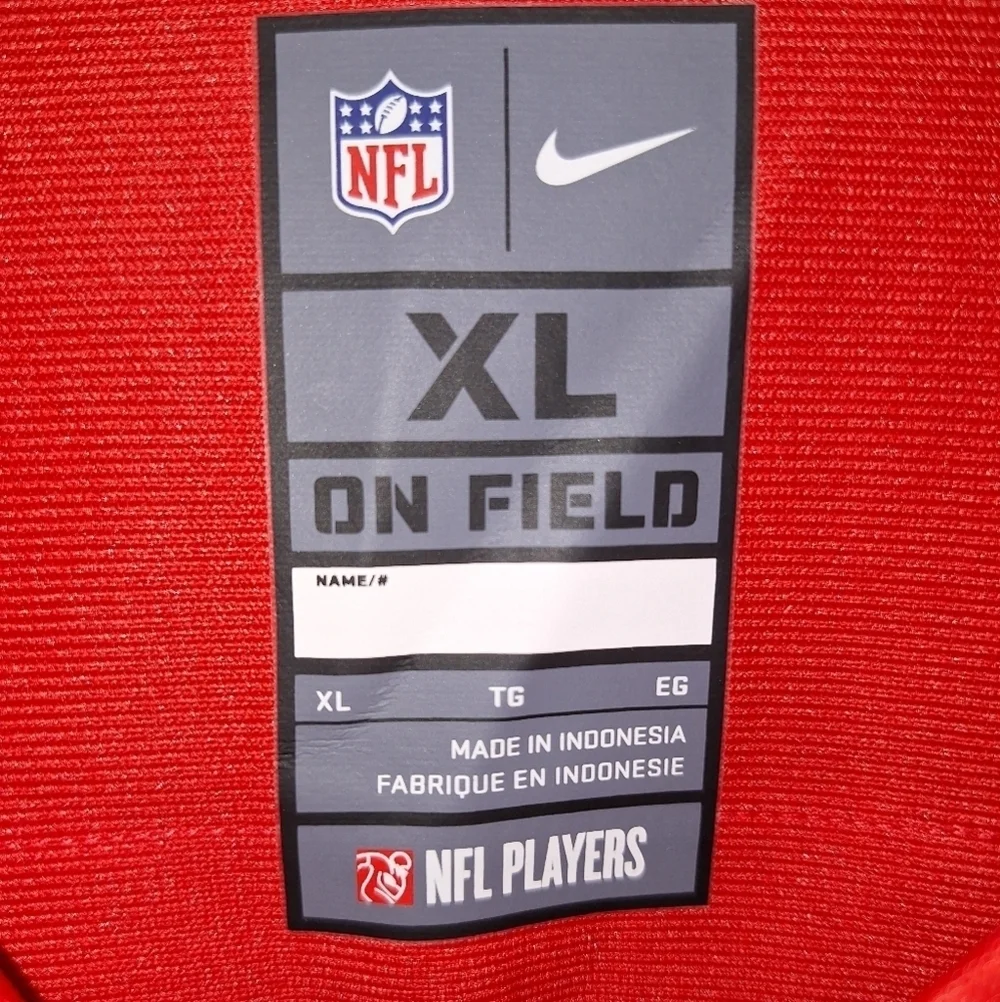 A Nike official NFL #12 Brady jersey in a mens XL and medium. NWOT.
